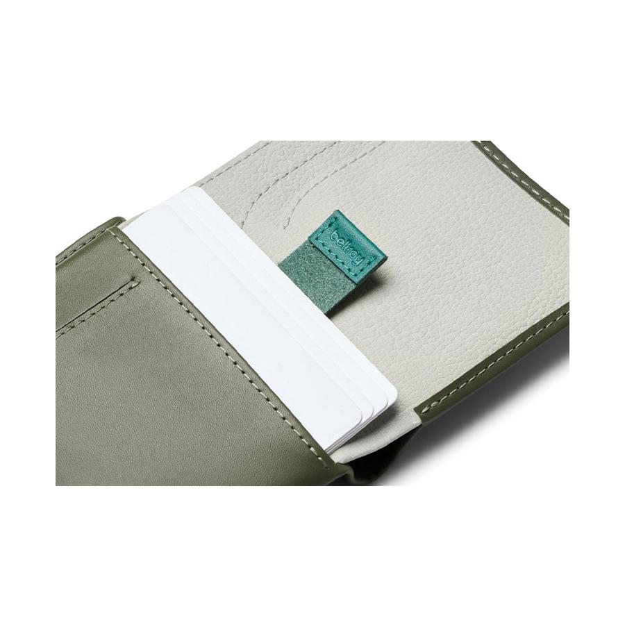 Bellroy RFID Note Sleeve Leather Wallet Willow Willow