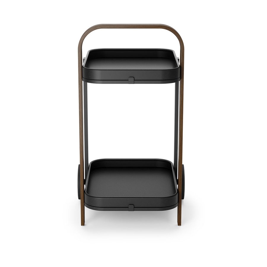 Umbra Bellwood Bar Serving Cart Black/Walnut Black/Walnut