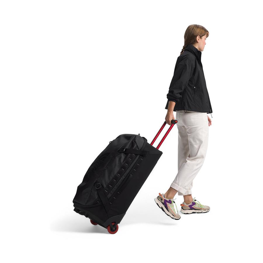 The North Face Base Camp Rolling Thunder 77cm Checked Suitcase Black Black