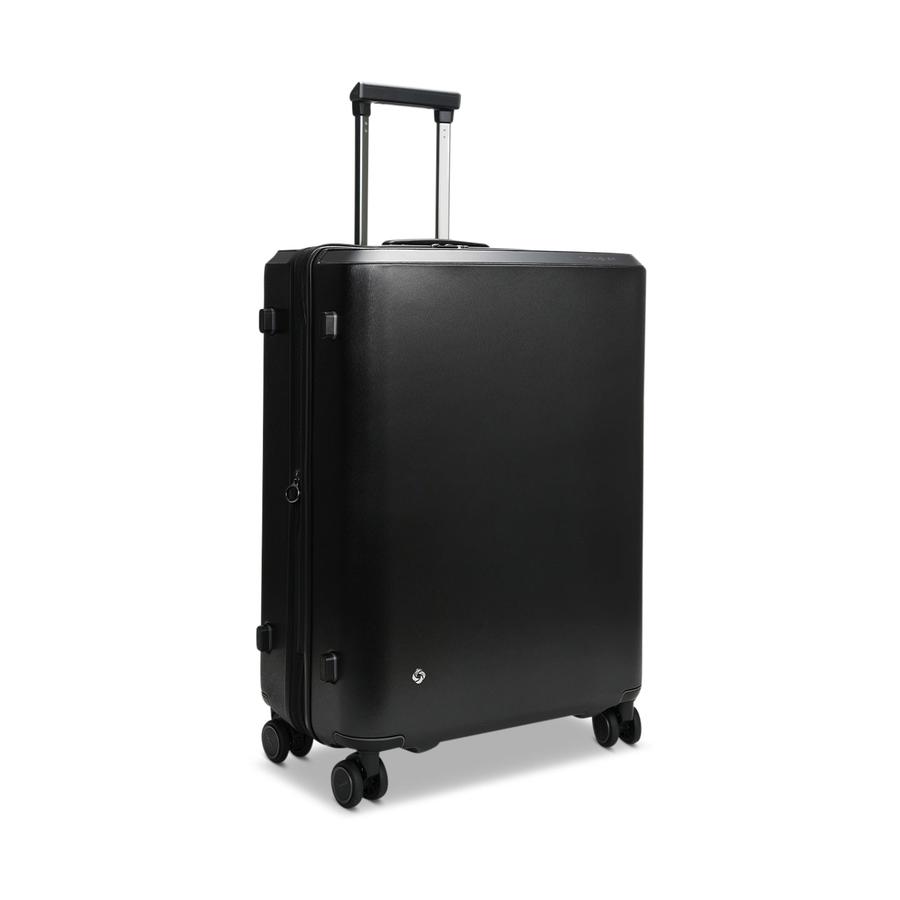 Samsonite Evoa Z 69cm Hardside Checked Suitcase Black Black