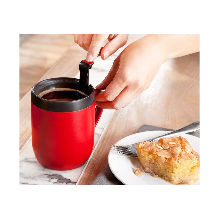Zyliss 300ml Hot Mug Cafetiere Red Red