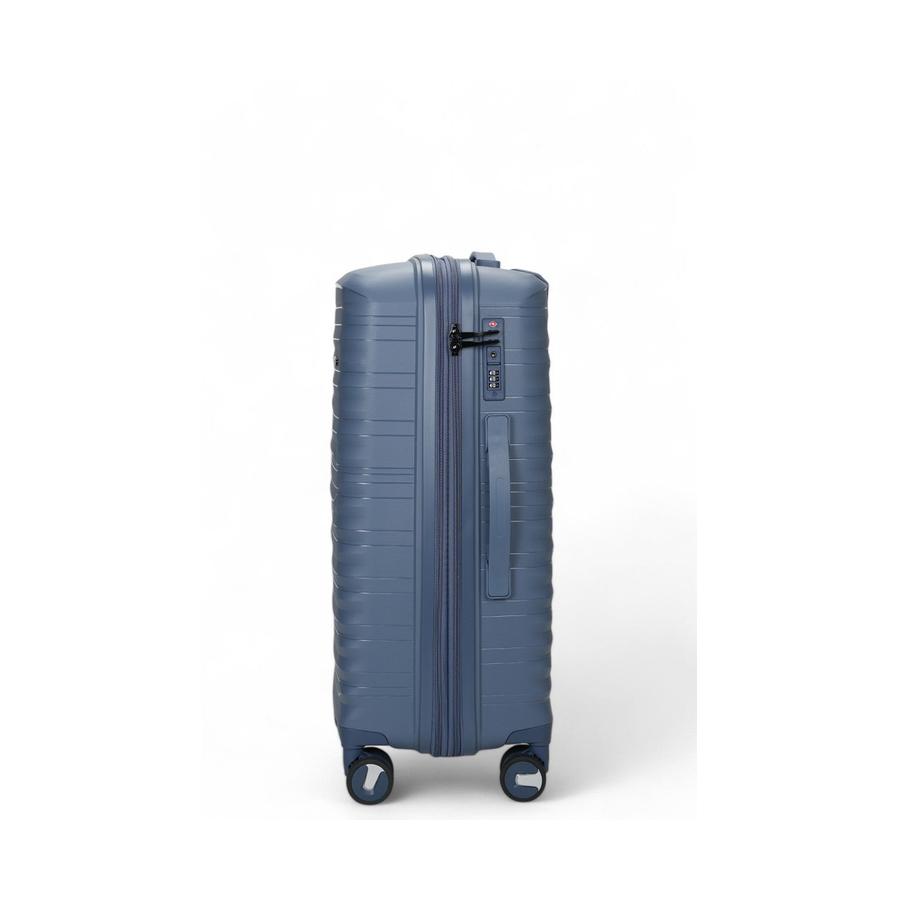 Nomad Discover 65cm Hardside Checked Suitcase Navy Navy