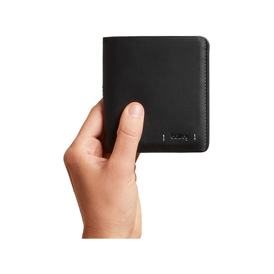 Bellroy RFID Note Sleeve Premium Leather Wallet Black Black