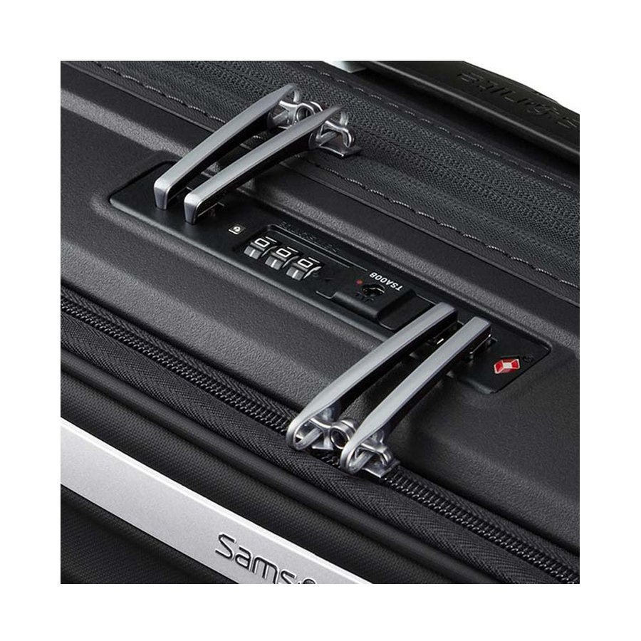 Samsonite Upscape 55cm EXP Easy Access Carry-On Suitcase Black Black