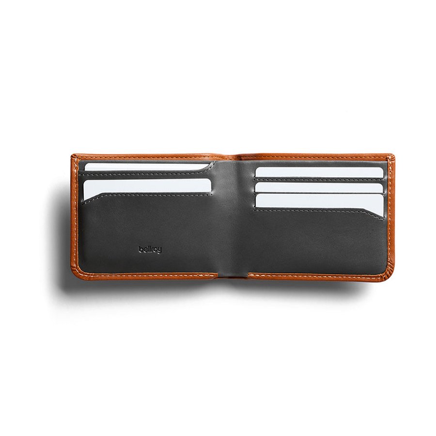 Bellroy RFID Hide & Seek LO Leather Wallet Caramel Caramel