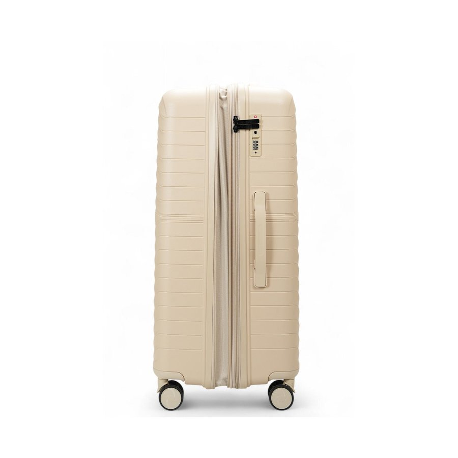 Caselite Summit 75cm Hardside Checked Suitcase Beige Beige