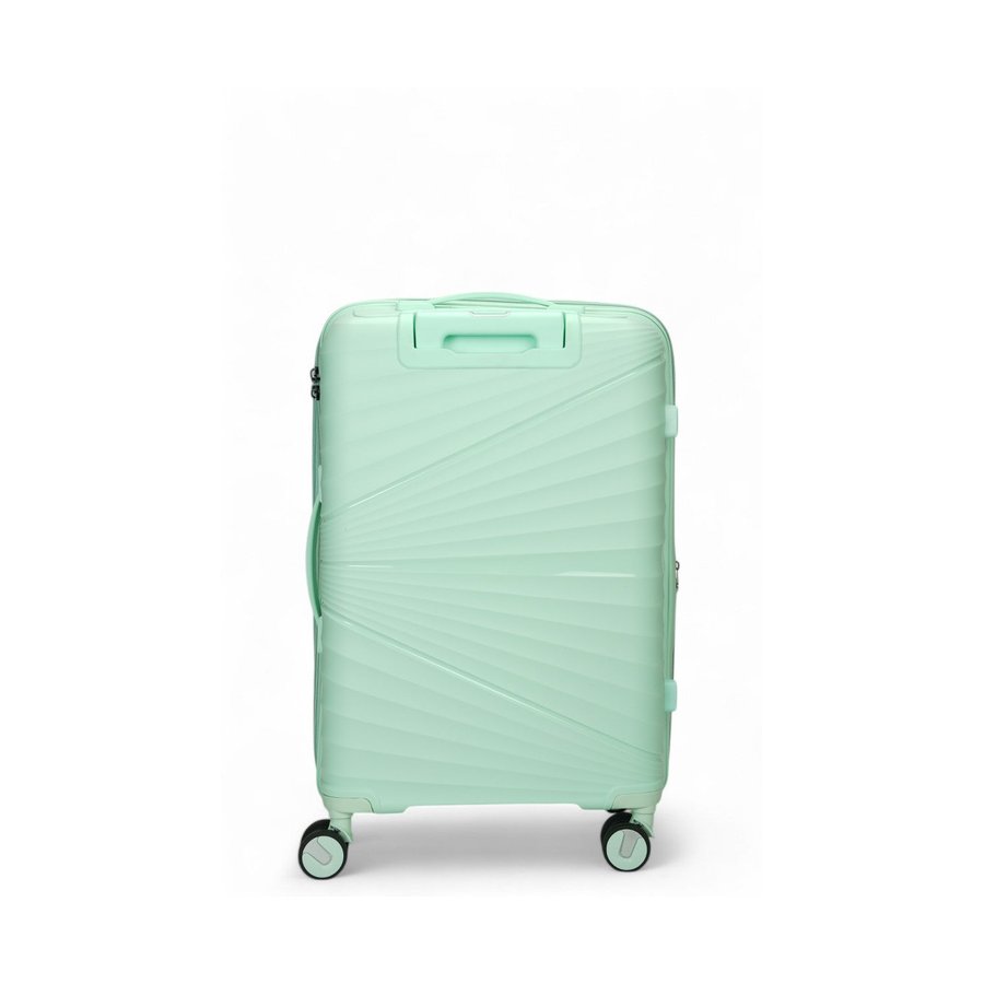 Nomad Aspire 65cm Hardside Checked Suitcase Mint Mint