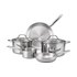 Raco Steel Essentials Induction 5 Piece Cookware Set Stainless Steel