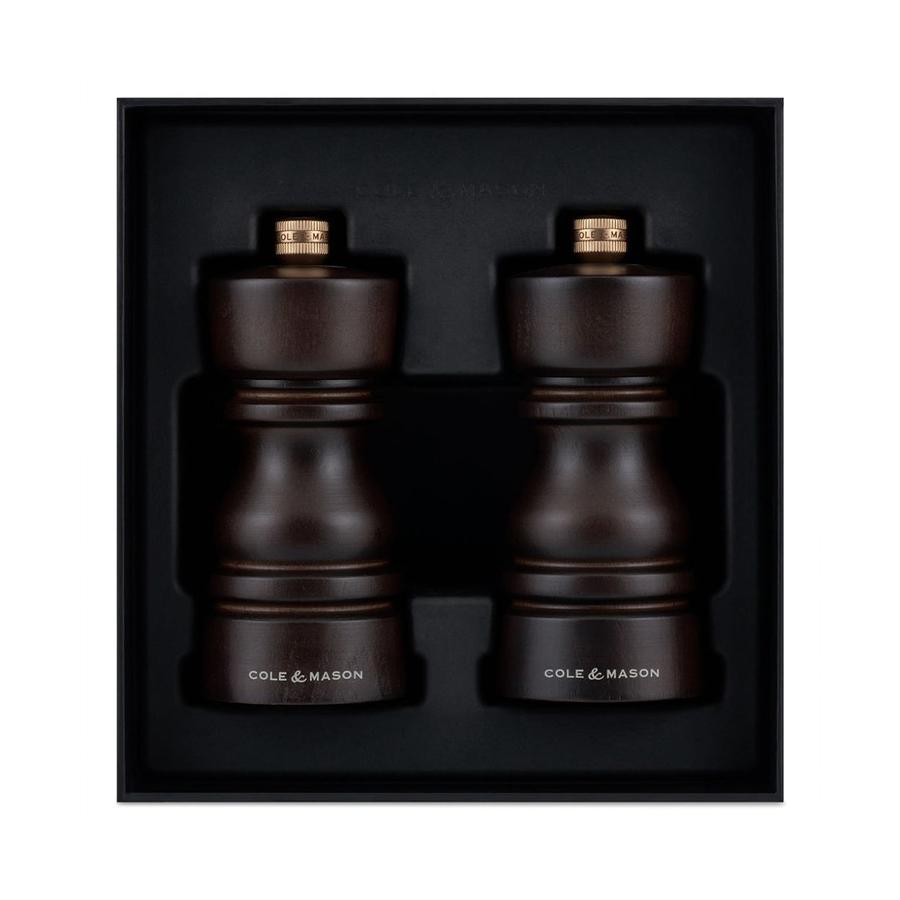 Cole & Mason London Mills Gift Set - 13cm Chocolate Wood Chocolate Wood