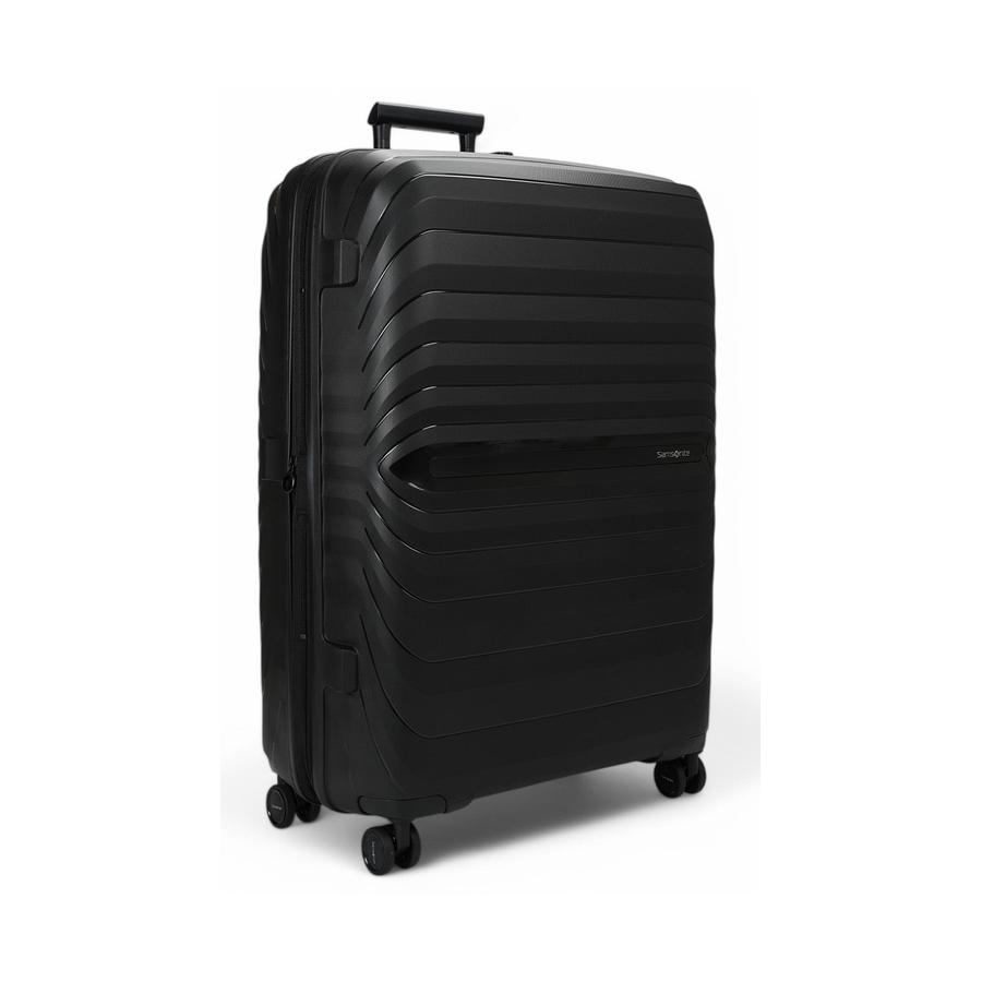 Samsonite Octolite Neo 81cm Hardside Checked Suitcase Black Black