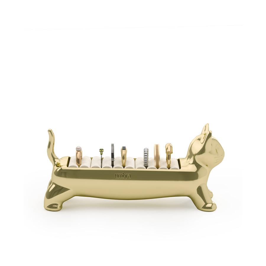 Umbra Ali Cat Ring Holder Brass Brass