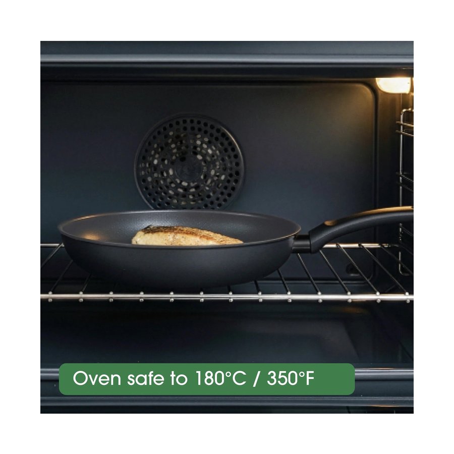 Raco Ceramic Essentials 24cm Nonstick Induction Frypan Black Black