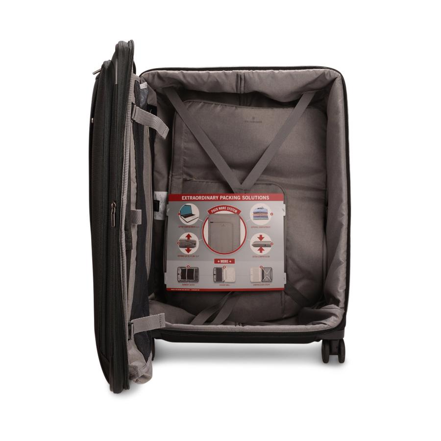 Victorinox Werks Traveler 6.0 71cm Softside Checked Suitcase Black Black