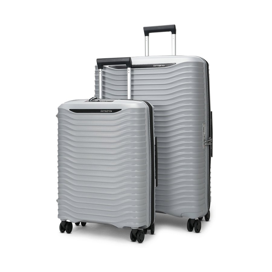 Samsonite Upscape 55cm & 75cm Hardside Luggage Set Platinum Platinum