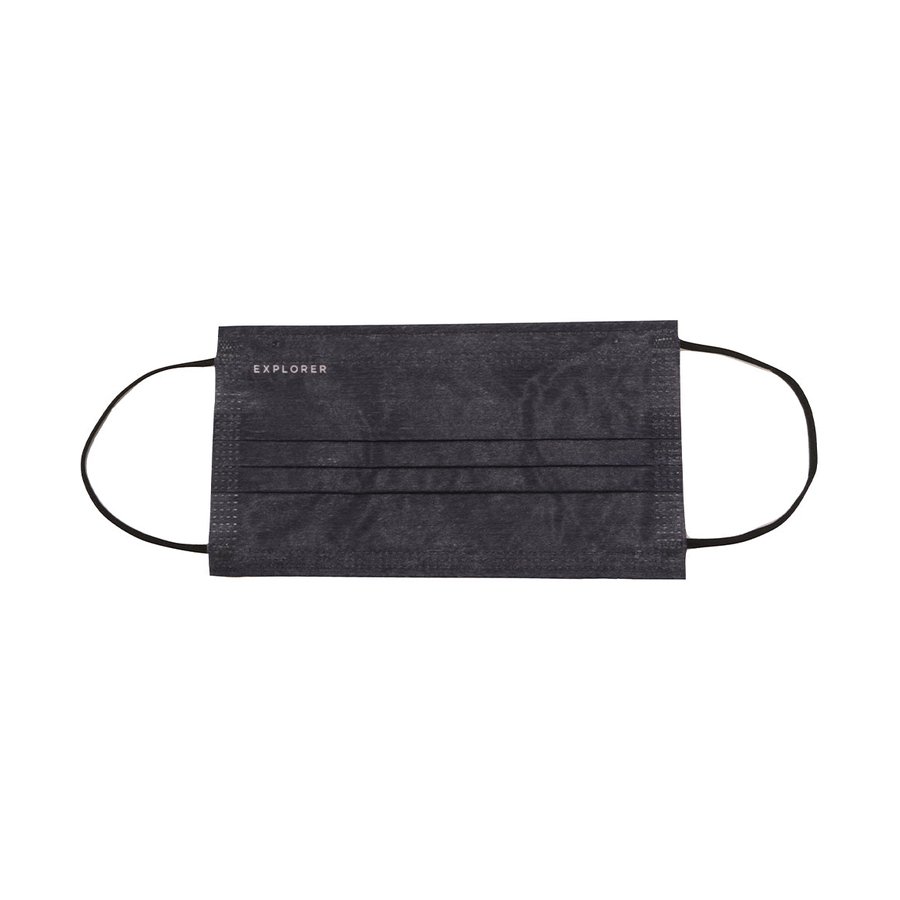 Explorer Disposable Face Mask - Set of 20 Black Black