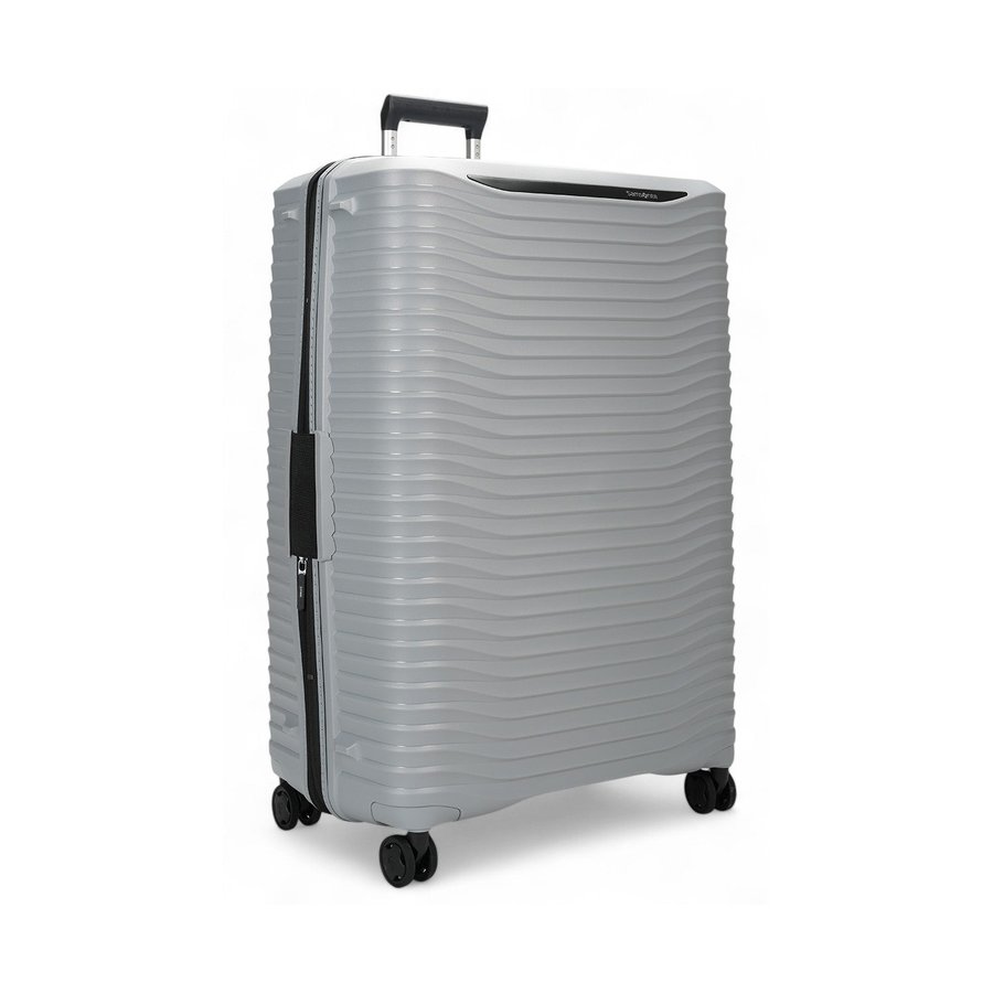 Samsonite Upscape 81cm Hardside Checked Suitcase Platinum Platinum