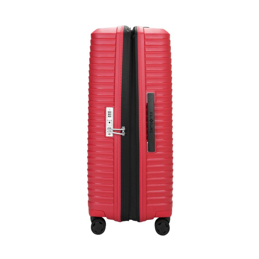 Samsonite Upscape 75cm Hardside Checked Suitcase Ruby Red Ruby Red