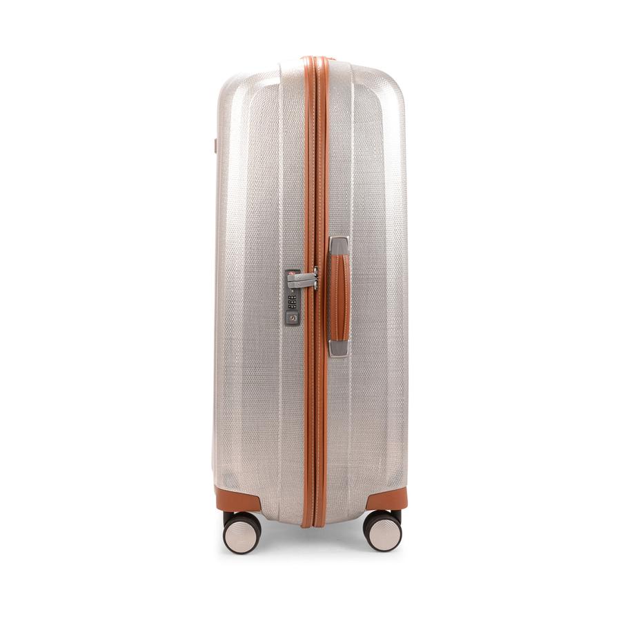 Samsonite Lite-Cube DLX 82cm CURV Spinner Suitcase Aluminium Aluminium