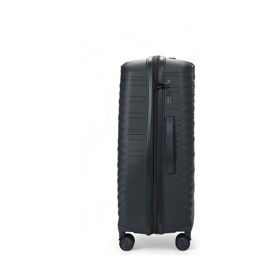 Nomad Discover 75cm Hardside Checked Suitcase Dark Grey Dark Grey