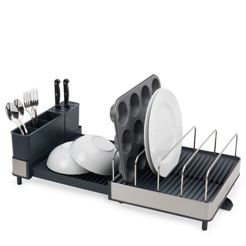 Joseph Joseph Extend Max Expandable Dish Drainer Stainless Steel