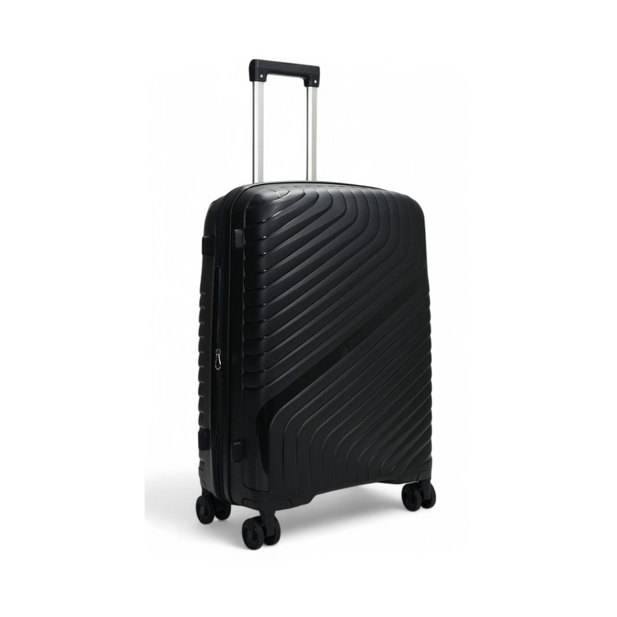 Nomad Journey 56cm & 66cm Hardside Luggage Set Black Black