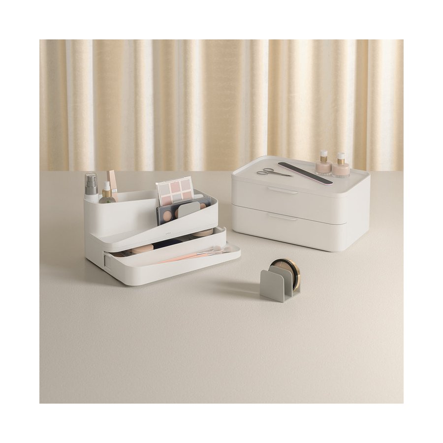 Umbra Glam Large Organiser White/Grey White/Grey