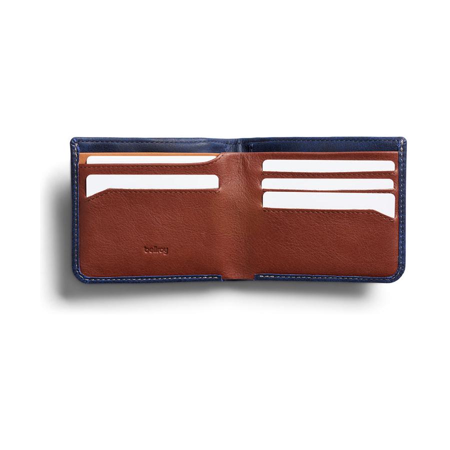Bellroy RFID Hide & Seek HI Leather Wallet Ocean Ocean