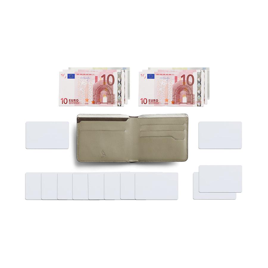 Bellroy RFID Hide & Seek HI Premium Leather Wallet Darkwood Darkwood