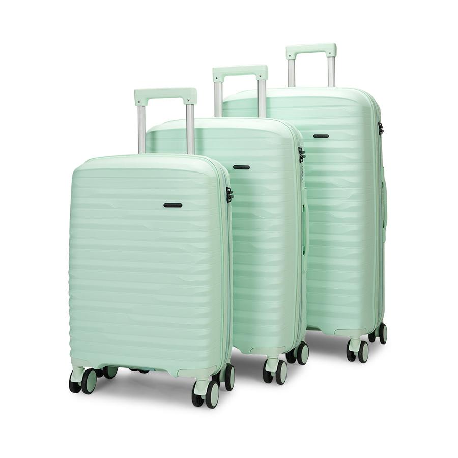 Nomad Discover 56cm, 65cm and 75cm Hardside Luggage Set Mint Mint