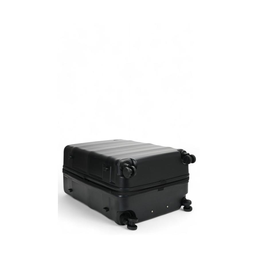 Explorer Luna-Air 74cm Hardside Checked Suitcase Black Black