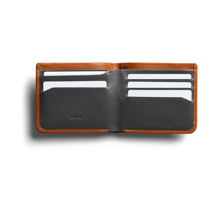 Bellroy RFID Hide & Seek HI Leather Wallet Caramel Caramel