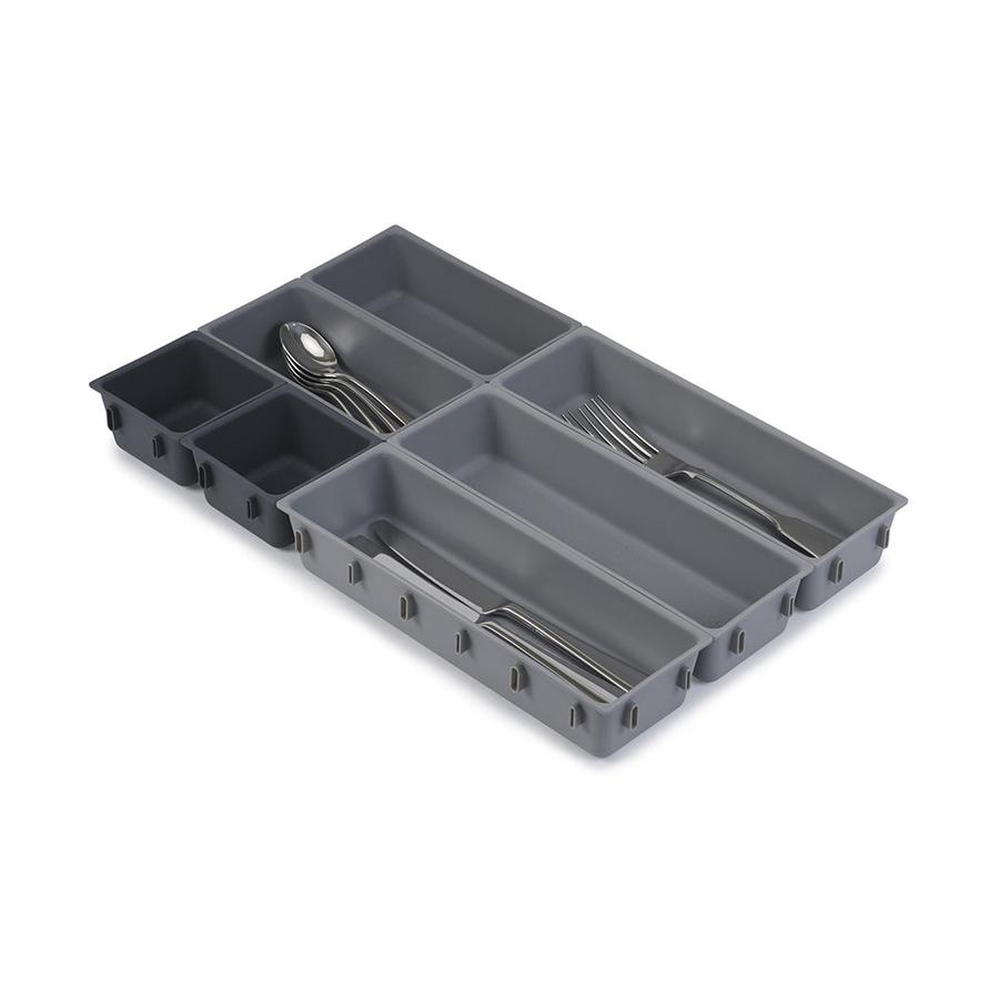 Joseph Joseph Blox 7-Piece Drawer Organiser Set Grey Grey