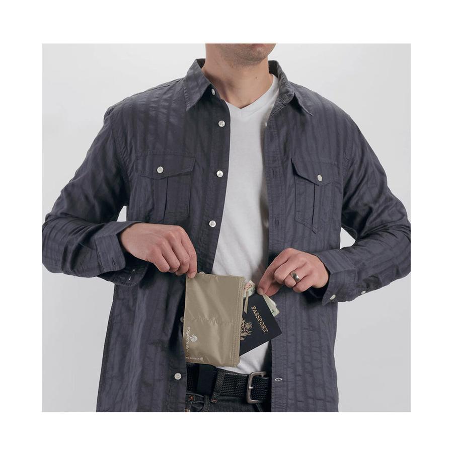 Eagle Creek RFID Blocker Undercover Hidden Pocket Tan Tan
