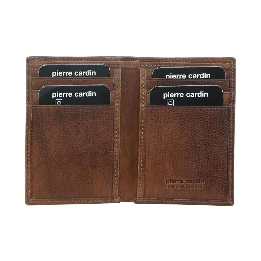 Pierre Cardin RFID Leather Credit Card Holder Cognac Cognac