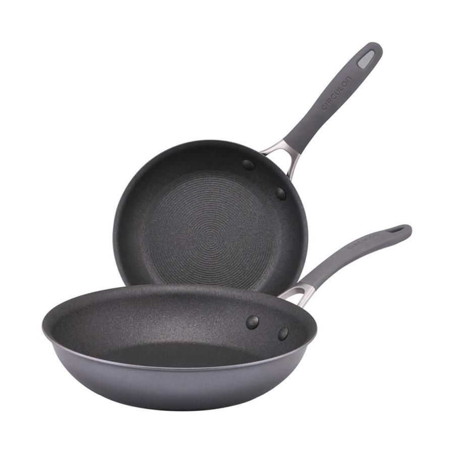 Circulon ScratchDefense A1 Skillet Twin Pack 21.5/28cm Black Black