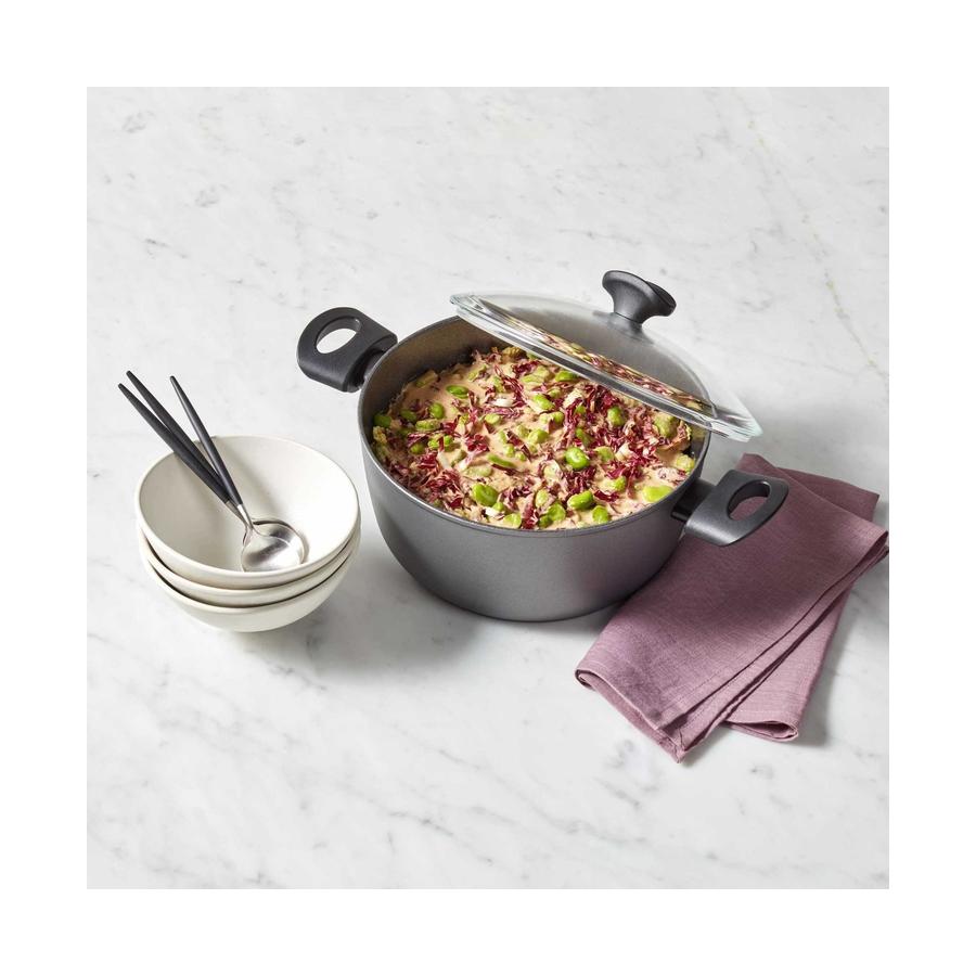 Essteele Per Benessere Covered Casserole 24cm/4.5L Grey Grey