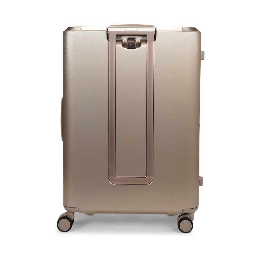 Samsonite Evoa Z 75cm Hardside Checked Suitcase Ivory Gold Ivory Gold