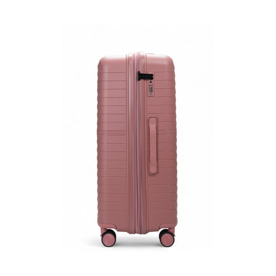 Caselite Summit 75cm Hardside Checked Suitcase Rose Rose