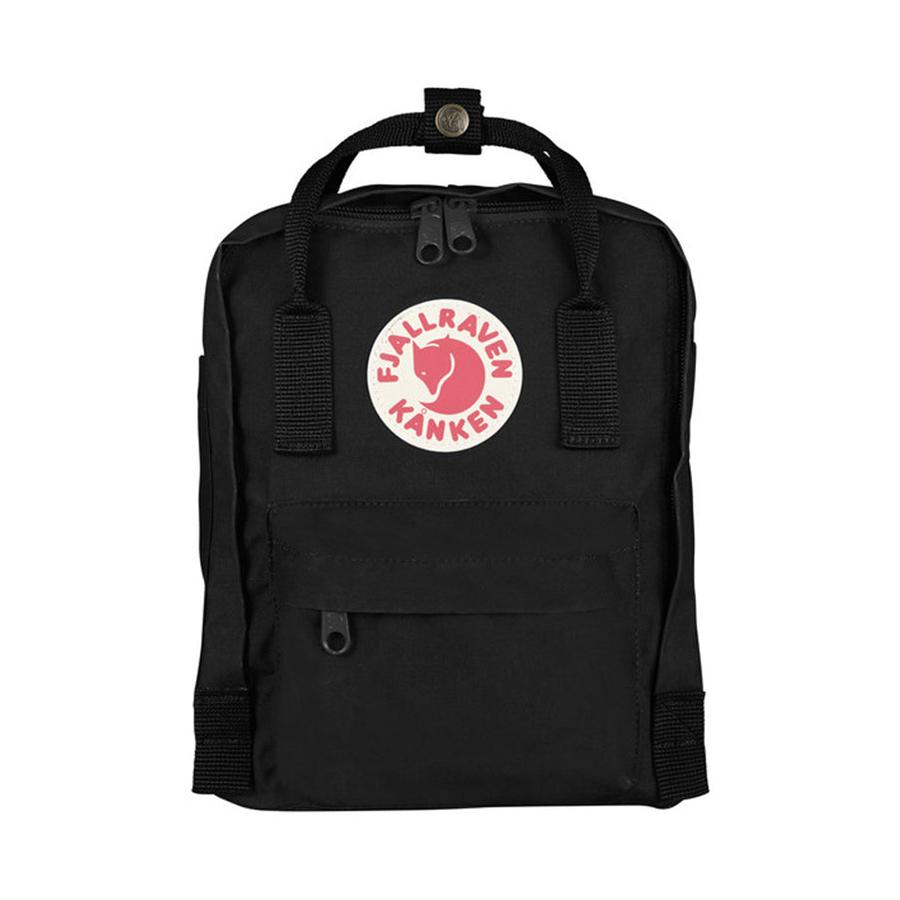 Fjallraven Kanken Mini Backpack Black Black