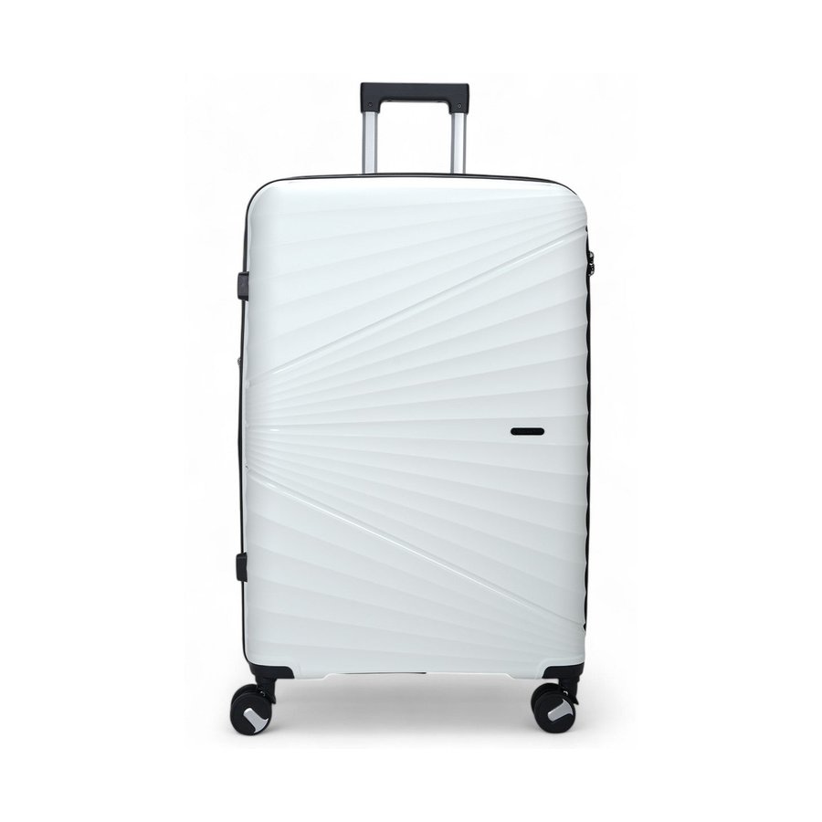 Nomad Aspire 75cm Hardside Checked Suitcase White White