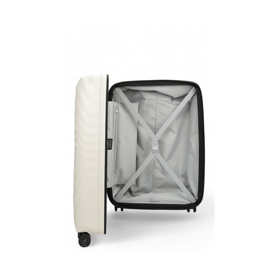 Samsonite Octolite Neo 75cm Hardside Checked Suitcase Off-White Off-White