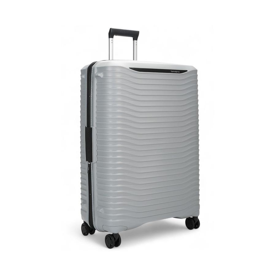 Samsonite Upscape 75cm Hardside Checked Suitcase Platinum Platinum