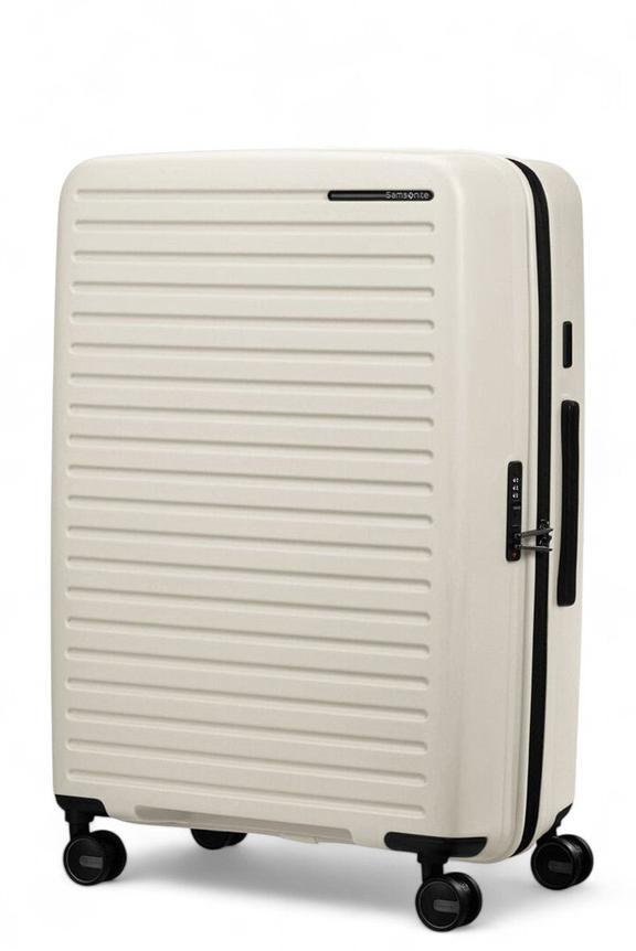 Samsonite Restackd 75cm Hardside Checked Suitcase Quartz