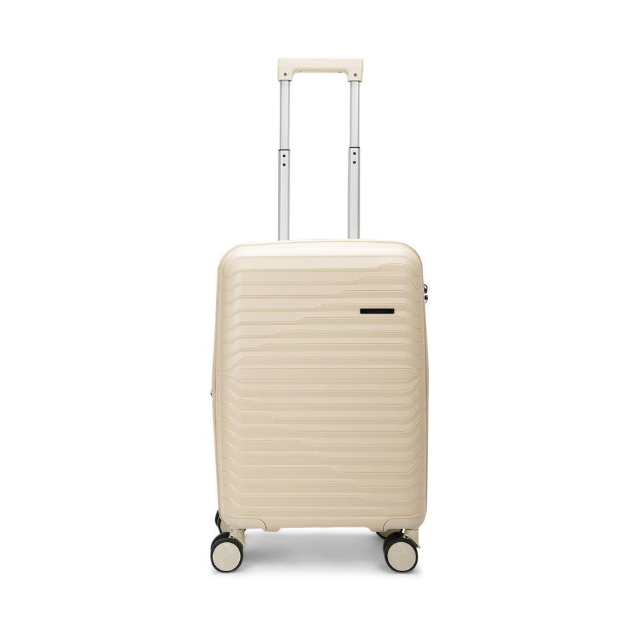 Caselite Summit 56cm Hardside Carry-On Suitcase Beige Beige