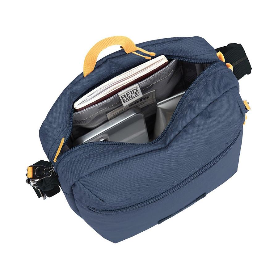 Pacsafe GO Anti-Theft Recycled Festival Crossbody Bag Coastal Blue Coastal Blue