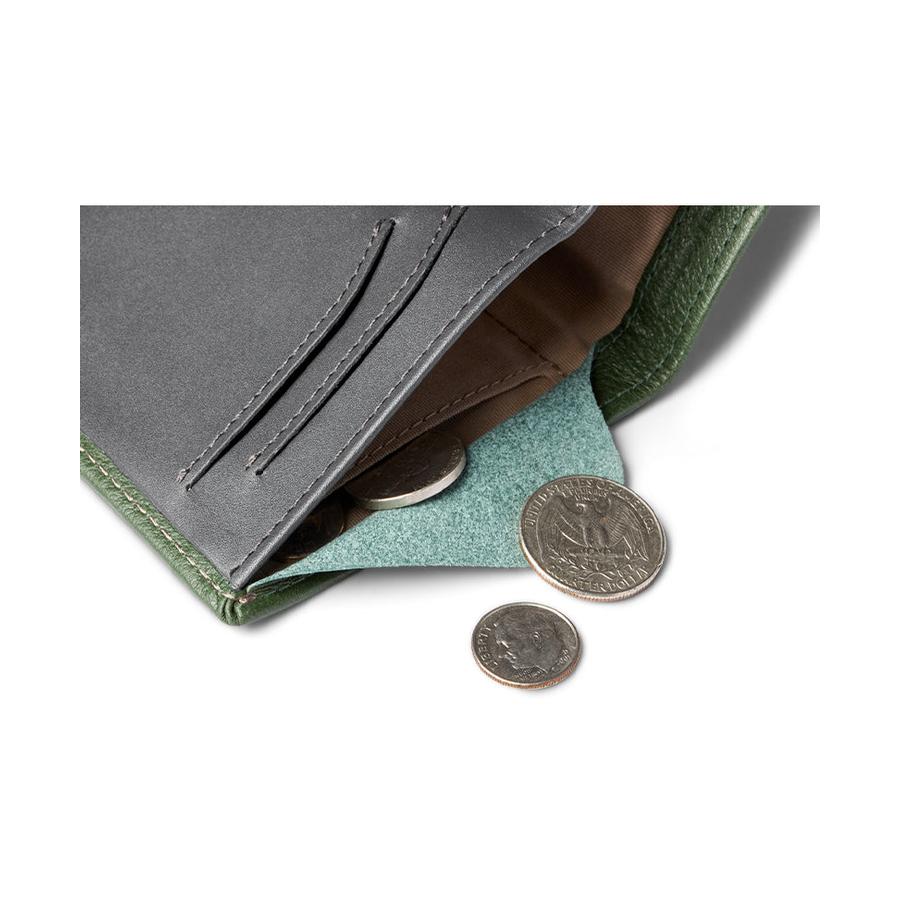 Bellroy RFID Note Sleeve Leather Wallet Ranger Green Ranger Green