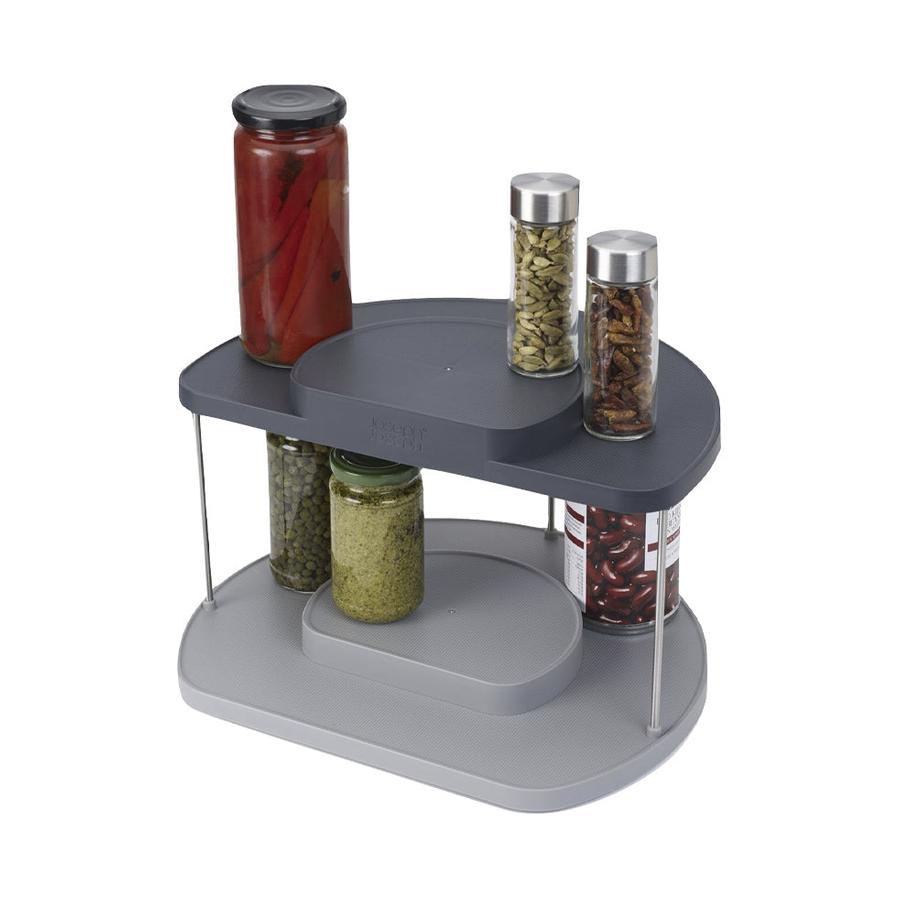 Joseph Joseph CupboardStore 2-Tier Rotating Organiser Grey Grey