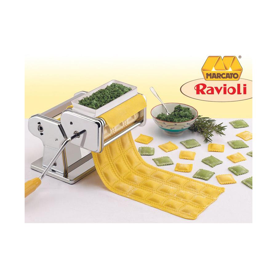 Marcato Ravioli Attachment for Atlas 150 Pasta Maker Silver Silver