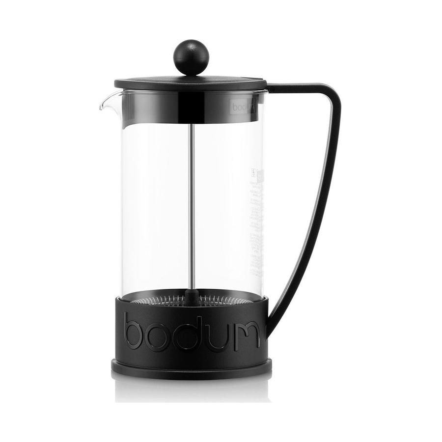 Bodum Brazil 1L (8 Cup) French Press Coffee Maker Black Black