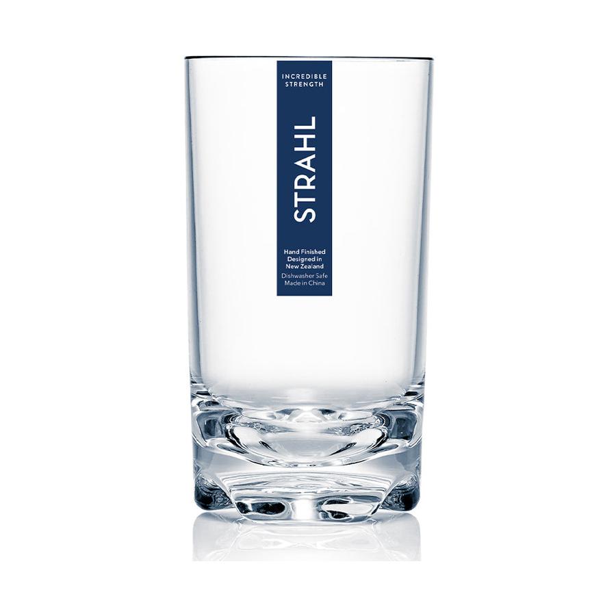 Strahl Vivaldi 414ml Plastic Highball Tumbler Set of 6 Clear Clear